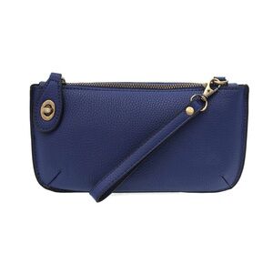 NEW Joy Susan Navy Mini Crossbody Wristlet Clutch